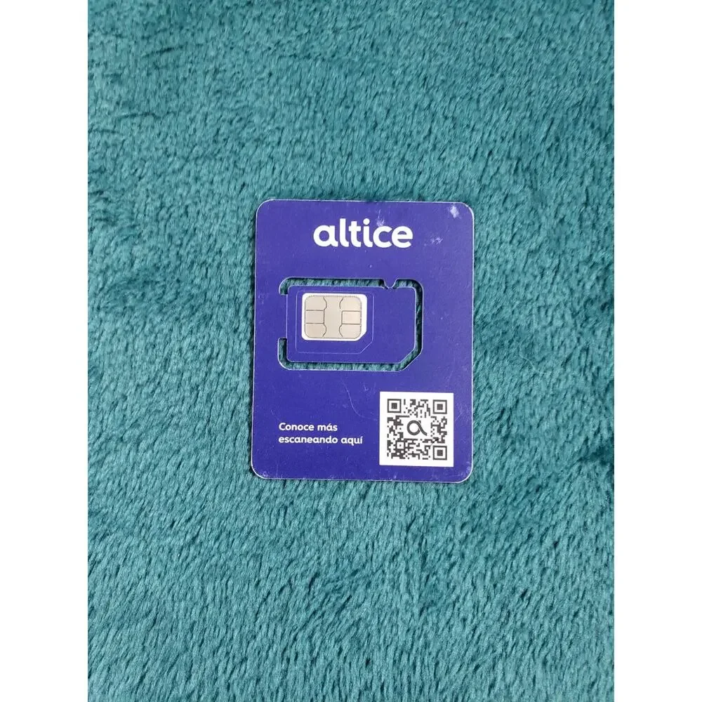 Altice 4G LTE Dominican Republic Travel Sim Card Chip Pre Paid Prepago